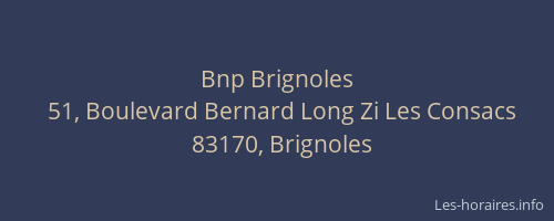 Bnp Brignoles