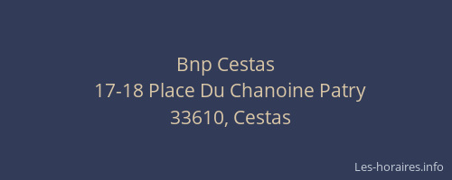 Bnp Cestas
