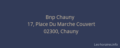 Bnp Chauny