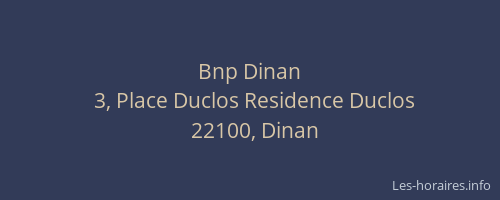 Bnp Dinan