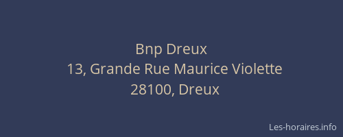 Bnp Dreux