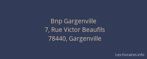Bnp Gargenville