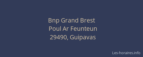 Bnp Grand Brest
