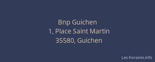 Bnp Guichen