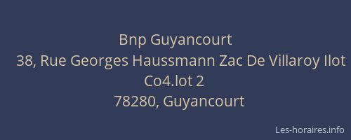 Bnp Guyancourt
