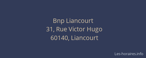 Bnp Liancourt