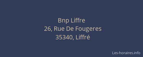 Bnp Liffre
