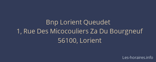 Bnp Lorient Queudet