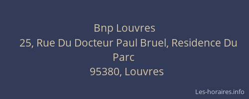 Bnp Louvres