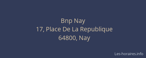 Bnp Nay