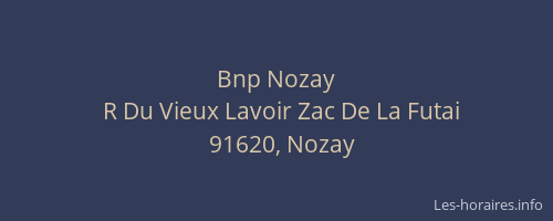 Bnp Nozay