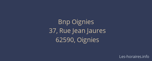 Bnp Oignies