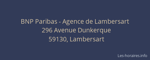 BNP Paribas - Agence de Lambersart