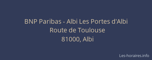 BNP Paribas - Albi Les Portes d'Albi