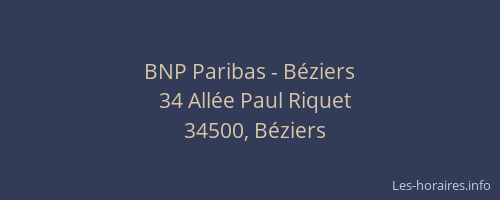 BNP Paribas - Béziers