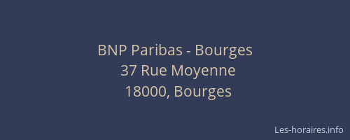 BNP Paribas - Bourges