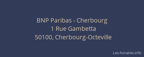 BNP Paribas - Cherbourg