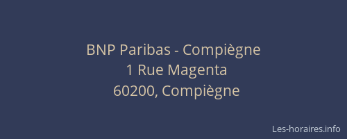 BNP Paribas - Compiègne