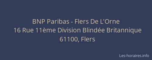 BNP Paribas - Flers De L'Orne