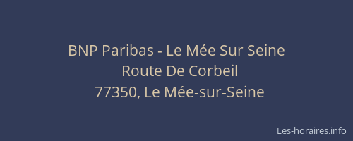 BNP Paribas - Le Mée Sur Seine