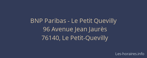 BNP Paribas - Le Petit Quevilly