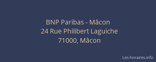 BNP Paribas - Mâcon
