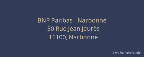 BNP Paribas - Narbonne
