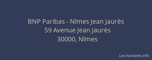 BNP Paribas - Nîmes Jean Jaurès