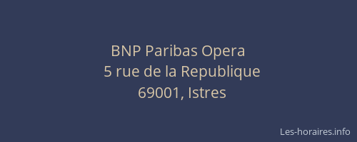 BNP Paribas Opera