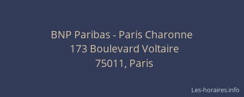 BNP Paribas - Paris Charonne
