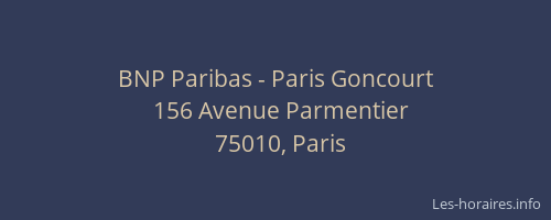BNP Paribas - Paris Goncourt