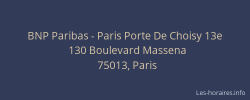 BNP Paribas - Paris Porte De Choisy 13e