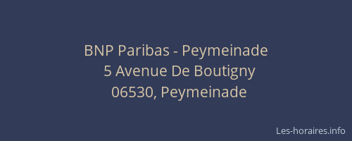 BNP Paribas - Peymeinade