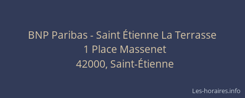 BNP Paribas - Saint Étienne La Terrasse