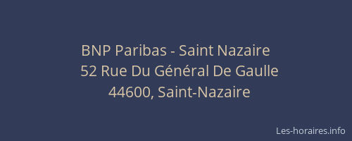 BNP Paribas - Saint Nazaire
