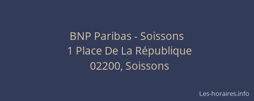 BNP Paribas - Soissons