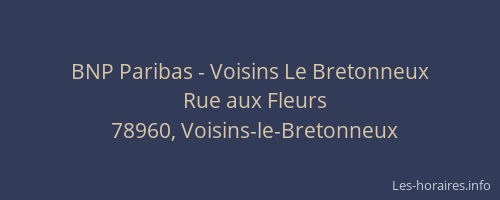 BNP Paribas - Voisins Le Bretonneux