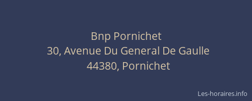 Bnp Pornichet