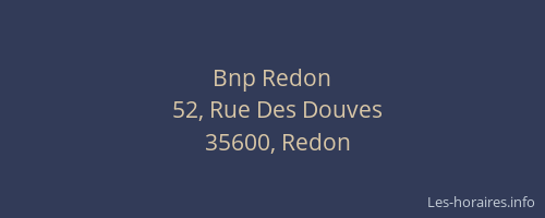 Bnp Redon