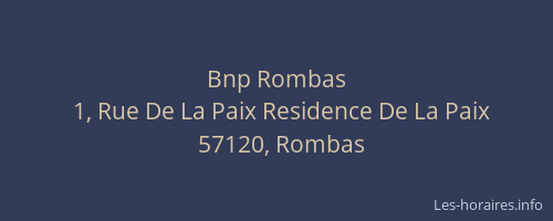 Bnp Rombas