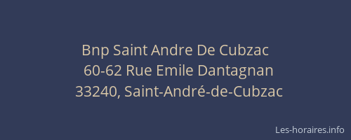 Bnp Saint Andre De Cubzac