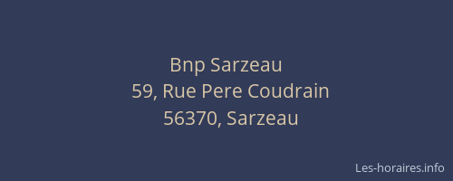 Bnp Sarzeau