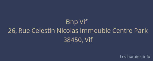 Bnp Vif