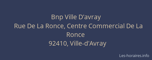 Bnp Ville D'avray