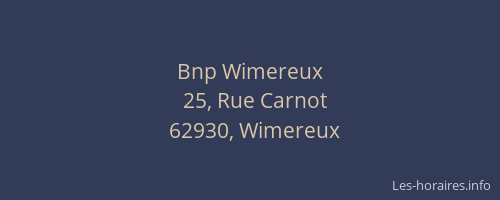 Bnp Wimereux