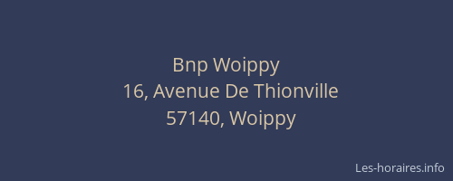 Bnp Woippy