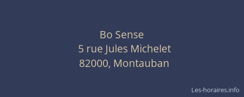 Bo Sense