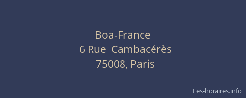 Boa-France