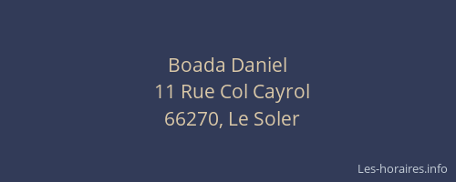 Boada Daniel