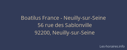 Boatilus France - Neuilly-sur-Seine